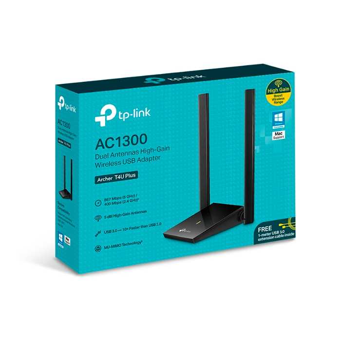 Обзор TP Link Archer T4U: подключение и сравнение с версией Plus